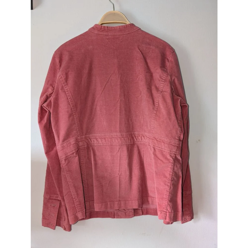 Women's Axcess Liz Claiborne Pink Corduroy Jacket Size 16 - Picture 3 of 3